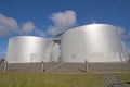 Hot Water Storage Tanks in Iceland Royalty Free Stock Photo