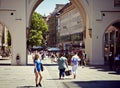 Summer in Munich, Karlstor view