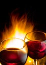 Hot wine night Royalty Free Stock Photo