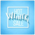 Hot winter sale Royalty Free Stock Photo