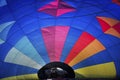 Hotair balloon from inside Royalty Free Stock Photo