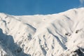 Hotaka mountain landscape at shinhotaka, Japan Alps in winter Royalty Free Stock Photo