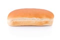 Hotdog bun isolated on white Royalty Free Stock Photo