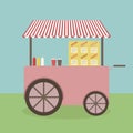 Hotdog stand Royalty Free Stock Photo