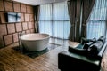 Private guest house including Jacuzzi and hot tub is ready with shinny sink tap very luxury