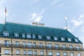 Hotel Adlon in Berlin. It is part of the Kempinski group and the Royalty Free Stock Photo