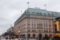 The Hotel Adlon Kempinski Berlin is a luxury hotel in Berlin, Germany Royalty Free Stock Photo
