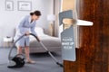 Hotel Apartment Cleaning Service Maid Working