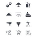 Hotel, apartment services icons. Wifi sign. Royalty Free Stock Photo