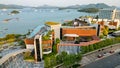 the Hotel arrange near sea, sai kung 22 April 2022 Royalty Free Stock Photo