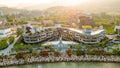 the Hotel arrange near sea, sai kung 22 April 2022 Royalty Free Stock Photo
