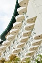 Hotel balconies Royalty Free Stock Photo