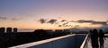 Hotel at Barra da Tijuca - Rooftop Sunset Royalty Free Stock Photo