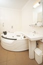 Hotel bathroom interior Royalty Free Stock Photo