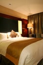 Hotel bedroom Royalty Free Stock Photo