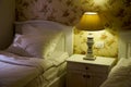 Hotel bedroom detail Royalty Free Stock Photo