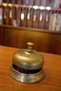 Hotel brass bell Royalty Free Stock Photo