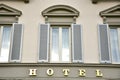 Hotel building in Italy Royalty Free Stock Photo