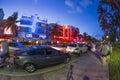 Hotel buildings in Miami's Art Deco District Royalty Free Stock Photo