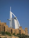 Hotel Burj Al Arab, Arab Sail in Dubai UAE. Royalty Free Stock Photo