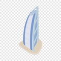 Hotel Burj Al Arab isometric icon