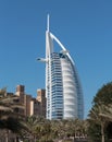 Hotel Burj Al Arab, Arab Sail in Dubai UAE Royalty Free Stock Photo