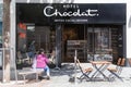 The Hotel Chocolat shop in Exeter, devon in the UK