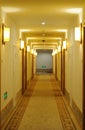 Hotel corridor Royalty Free Stock Photo