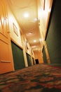 Hotel corridor Royalty Free Stock Photo