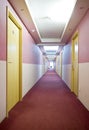 Hotel corridor Royalty Free Stock Photo