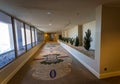 Hotel corridor in Dubai