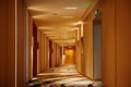 Hotel corridor lobby Royalty Free Stock Photo