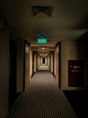 silent hotel corridors