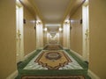 Hotel corridor with nice carpet