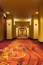 Hotel corridor Royalty Free Stock Photo