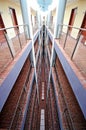 Hotel corridors symmetry