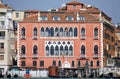 Hotel Danieli along Riva degli Schiavoni in Venice, Italy