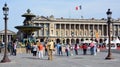 The Hotel de Crillon in Paris is a historic hotel opened in 1909 Royalty Free Stock Photo