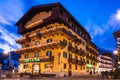 Hotel de la Poste in Cortina d`Ampezzo, Italy