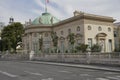 Hotel de Salm Dome, inspiration to Thomas Jefferson for Monticello home in Virginia, Paris, France, August 2015 Royalty Free Stock Photo