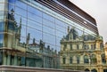 Hotel de Ville Reflection Cityscape Lyon France Royalty Free Stock Photo