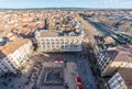 Hotel de Ville Square from the Gilles Aycelin Dungeon in Narbonne