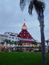 Hotel del Coronado at Twilight Royalty Free Stock Photo