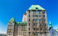 Hotel-Dieu de Quebec, a historic hospital in Quebec City, Canada Royalty Free Stock Photo