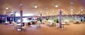 Hotel dining room panorama Royalty Free Stock Photo