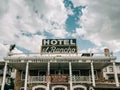 Hotel El Rancho vintage sign, on Route 66 in Gallup, New Mexico