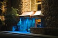 Hotel Entrance at Night Royalty Free Stock Photo