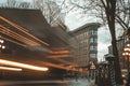 Hotel Europe, a six-story flatiron style heritage building on Powell Street in Vancouver`s Gastown area Royalty Free Stock Photo