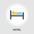 Hotel Flat Icon