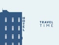 Hotel flat illustration